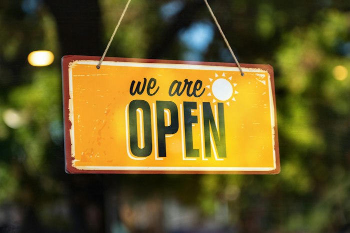 We’re open